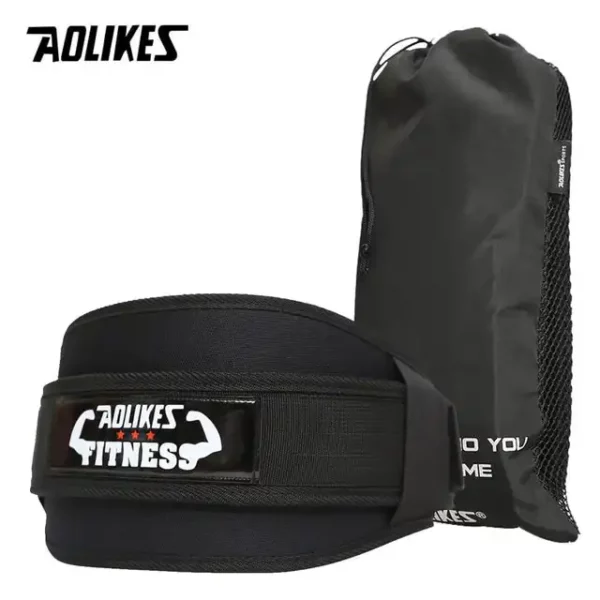 AOLIKES-Gym-Weightlifting-Belt Black