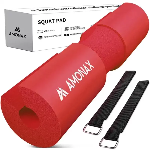 Barbell Pad for Squats red