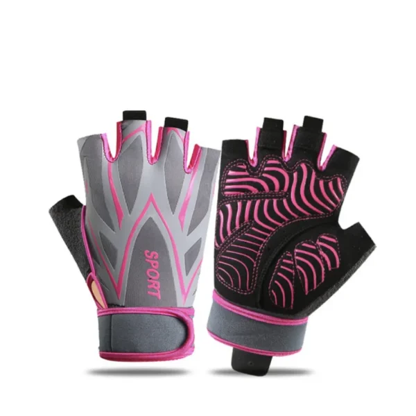 Female Gym Gloves pink