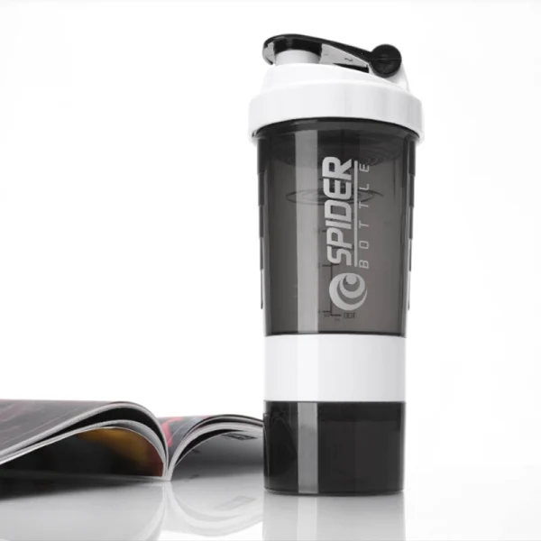 Original spider shaker bottle white