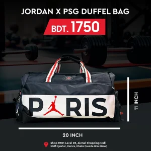 Paris Air Jordan Gym bag blue size guide