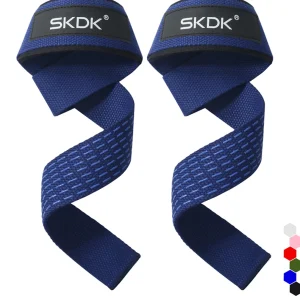 SKDK Weightlifting Wrist Straps blue