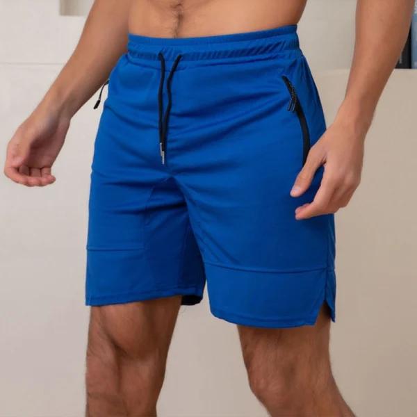 Sports Mesh Fabric Shorts blue