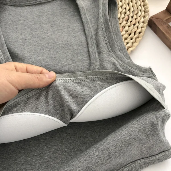 Square Neck Gym Tops inside