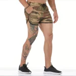 Unisex Mesh Gym Squat shorts camo