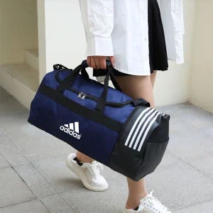adidas duffel gym bag blue women