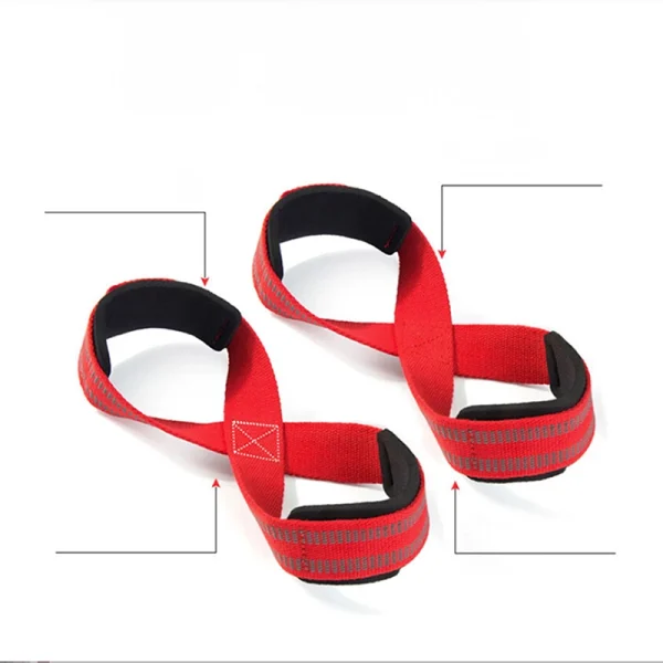 aolikes 8 shaped wrist strap red