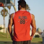 blgdn basketball tanktop red back