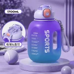 gradient gym water bottle purple