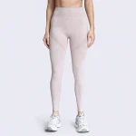 high waist gym leggings for woment pink