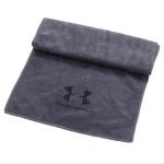 premium brand gym towel gray