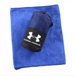 premium brand gym towel navy