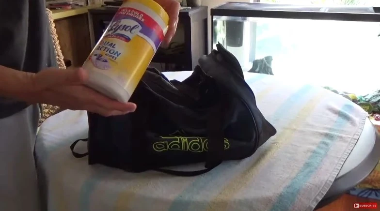 How to clean your gym bag