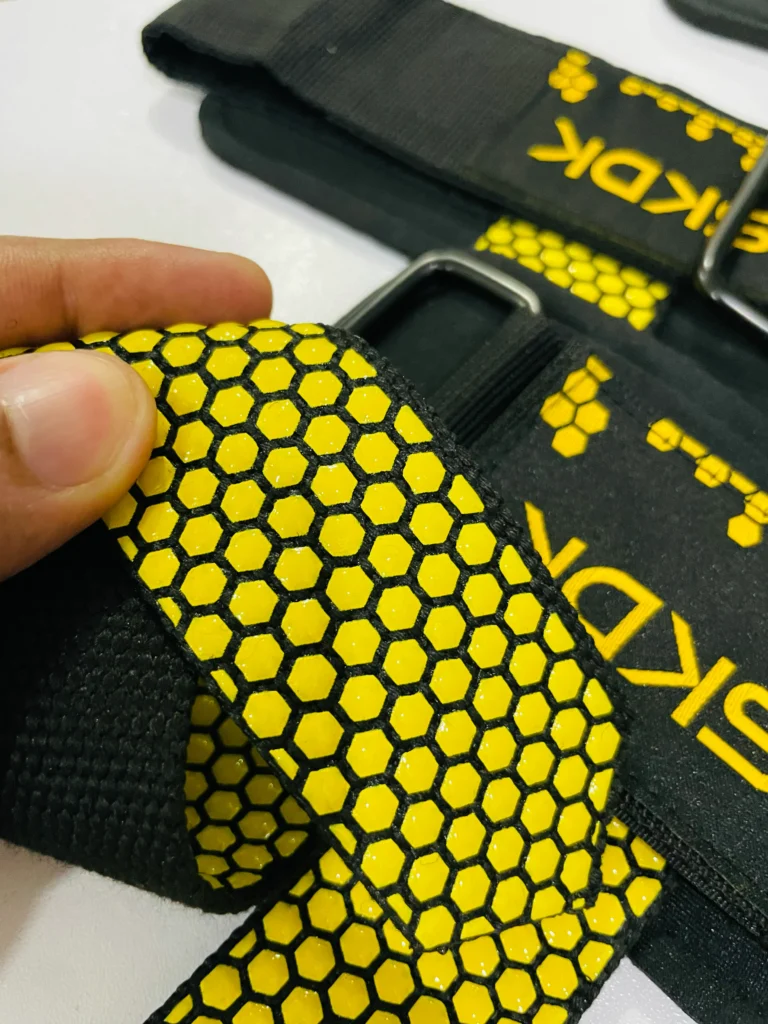 skdk weightlifting straps yellow 2