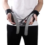 SKDK Deadlifting Wrist Support With Wristband gray hand