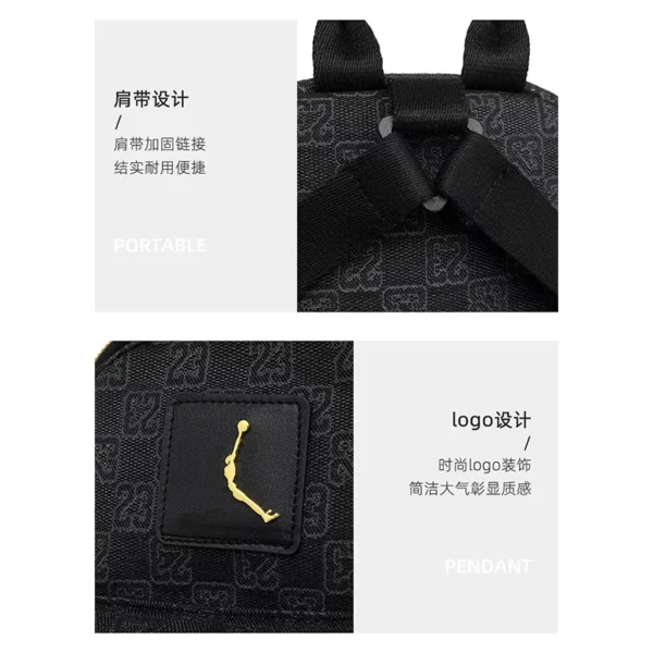 Jordan Monogram Backpack black closed