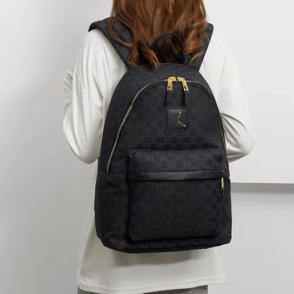 Jordan Monogram Backpack black with girl