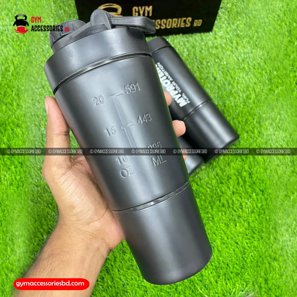 myprotein stainless steel shaker 600ml black