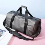 stylish duffel bag fitness duffel bag in table