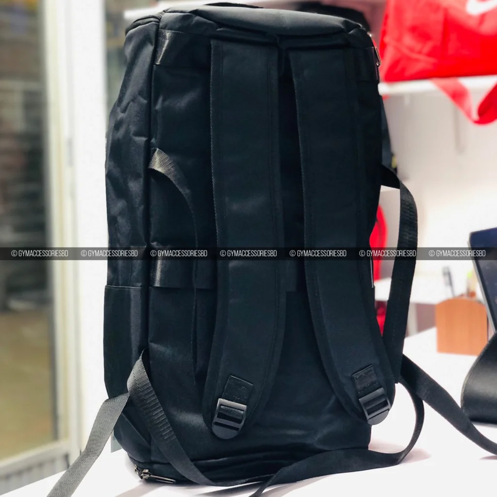 Capacious Double Shoulder GYM Bag black back