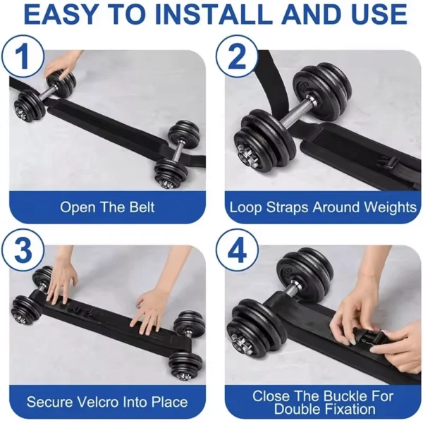 Hip Thrust Weight Belt setup