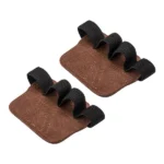 Square leather four-finger palm guard fitness brown