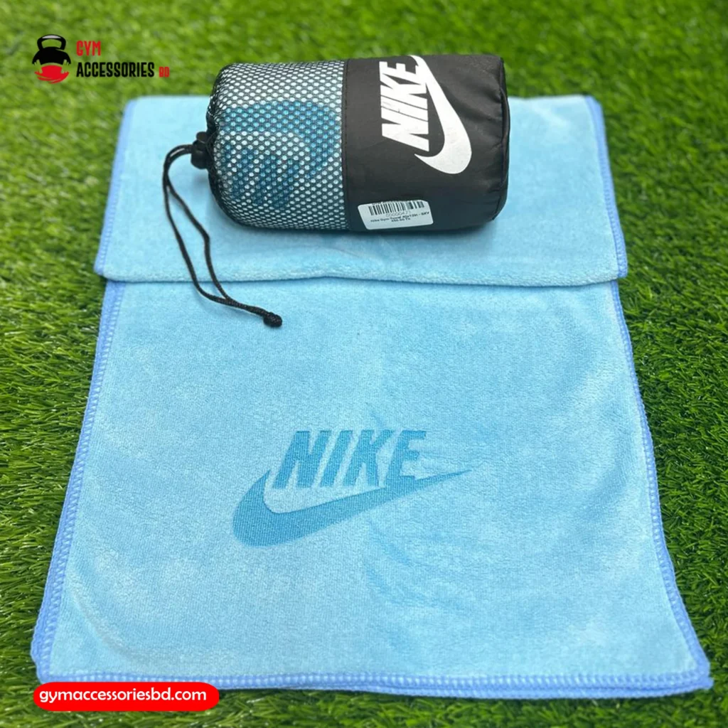 nike gym towel sky blue