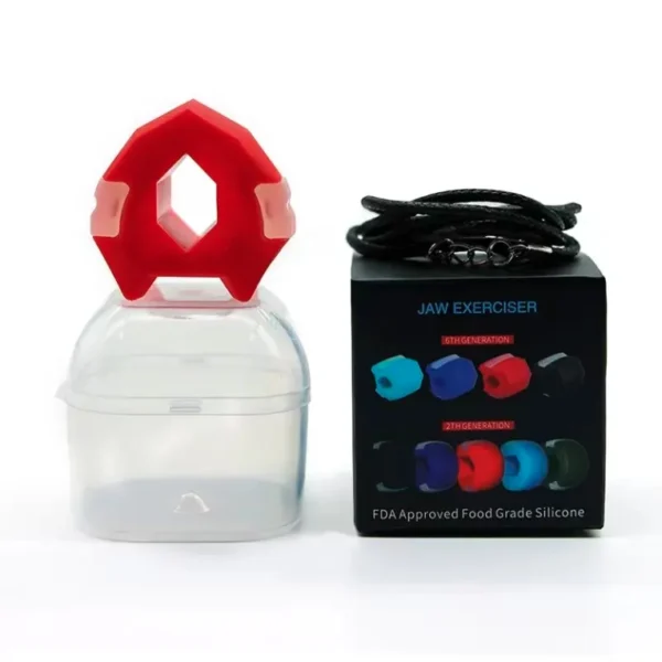 Sixth-generation Jawline Exerciser red