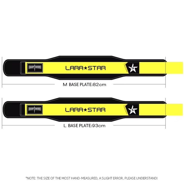 Lara Star Weight Lifting Gym Belt Size Guide