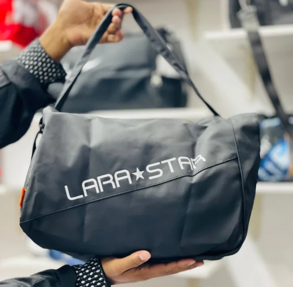 Lara Star Slim Waterproof Sports Gym Bag hand view 2
