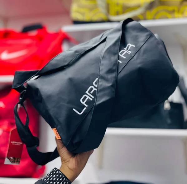 Lara Star Slim Waterproof Sports Gym Bag hand view