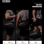 Lara Star Slim Waterproof Sports Gym Bag multiple memorization