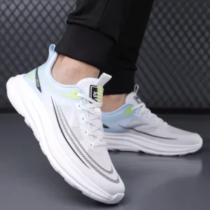 Men's High Quality Sport And Running Shoes white-blue