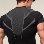 GYMSHARK Quick dry Breathable Fitness Men's T-Shirt back closed view