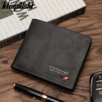 KINGDUSHI Men's Tri-fold Short Wallet