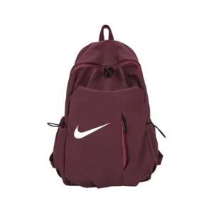 Nike Ultra-Light Nylon Backpack wine red