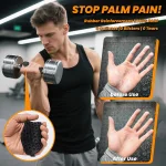 Silicone Weightlifting GYM Hand Grip Pads palm protect