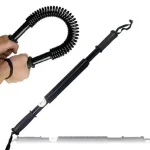 Power Twister Bar Arm Shoulder Builder Spring Exercise Chest and Bicep Blaster 40kg