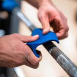 Ergonomic Fitness Barbell Grip Reduce Wrist Pressure